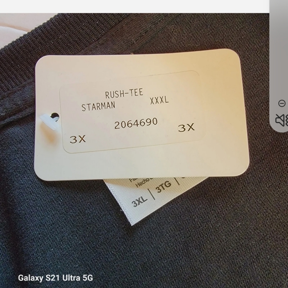 Gildan Rush Starman 2112 T-Shirt 100% Cotton Brand NWT  3XL - Picture 6 of 6
